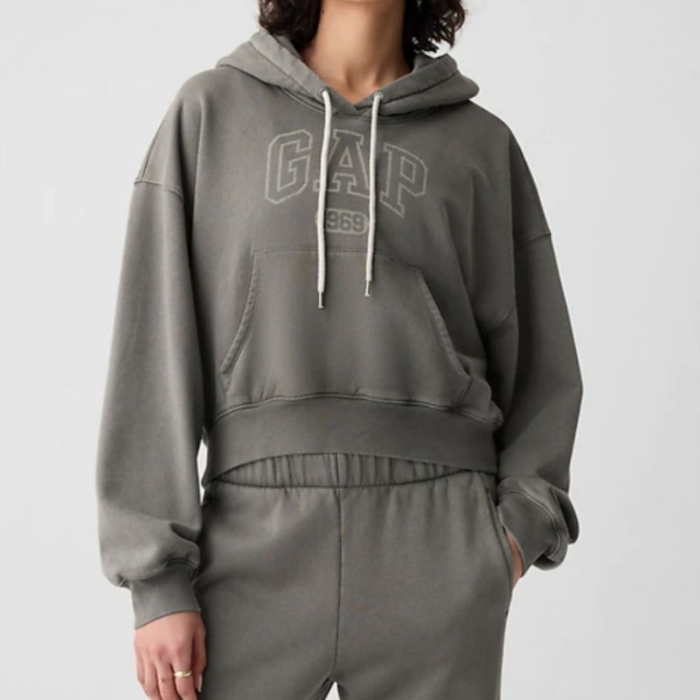 New GAP Greenish Grey Hoodie Sweatshirt XXL